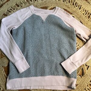 Eddie Bauer Women's Sweater - Light Pink and Gray
